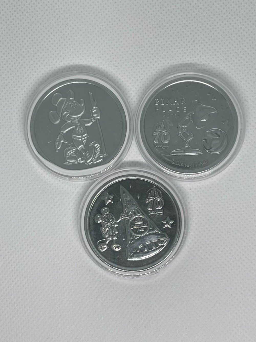 Disney Hotel Anniversary Medallion Coin Set 3pc